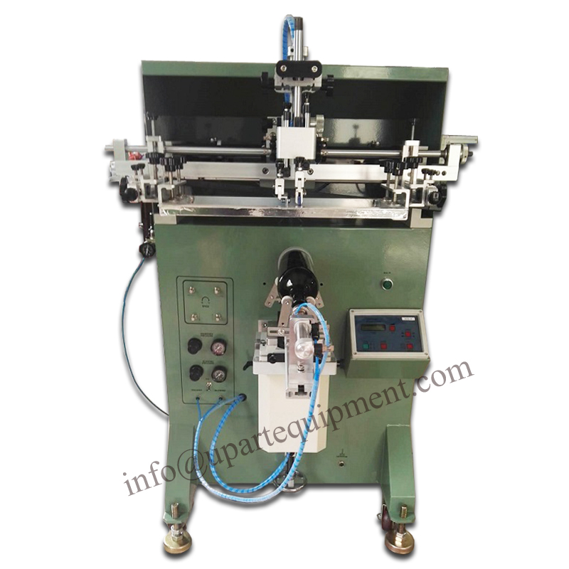 Commercial Printing Press Machine - Siebdruckmaschine für Weinflaschen, Glasbehälter, Kurvensiebdruckmaschine, Fabrik-Siebdruckmaschine