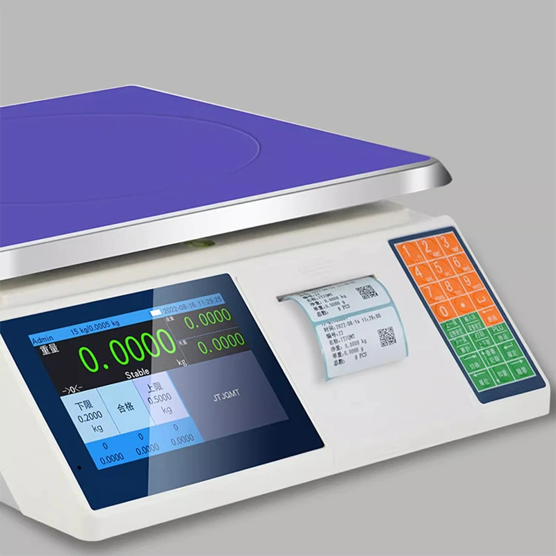 Commercial Printing Industry - All-in-One Kommerzielle Selbstklebende Barcode-Elektronikwaage mit Etikettendruck