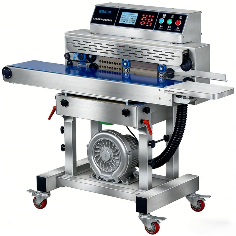 Commercial Printing Industry - Kommerzielle Lebensmittel-Vakuumiermaschine Industrielles Vakuumverpackungssystem Vollautomatische Lasercodierung