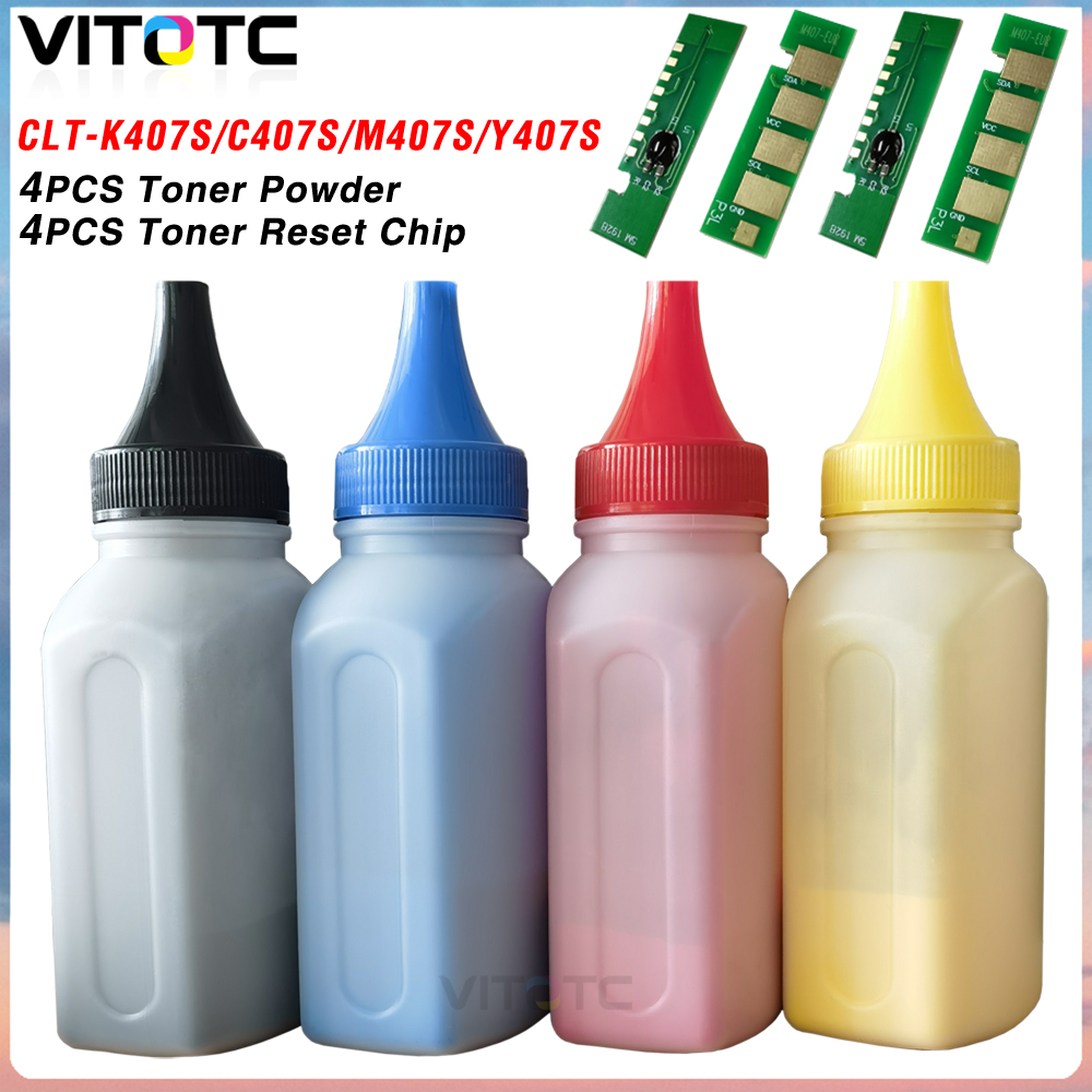 Laser Toner Powder - CLT-K407S Tonerpulver-Chip-Kit für Samsung CLP-320 325