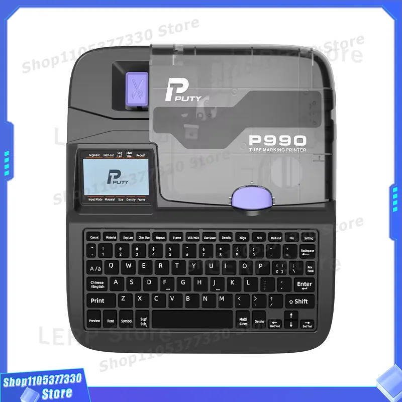 Commercial Printing Industry - P990 Digitaler Kabel-Etikettendrucker Kommerzieller Thermoschrumpfschlauch-Barcode-Drucker für