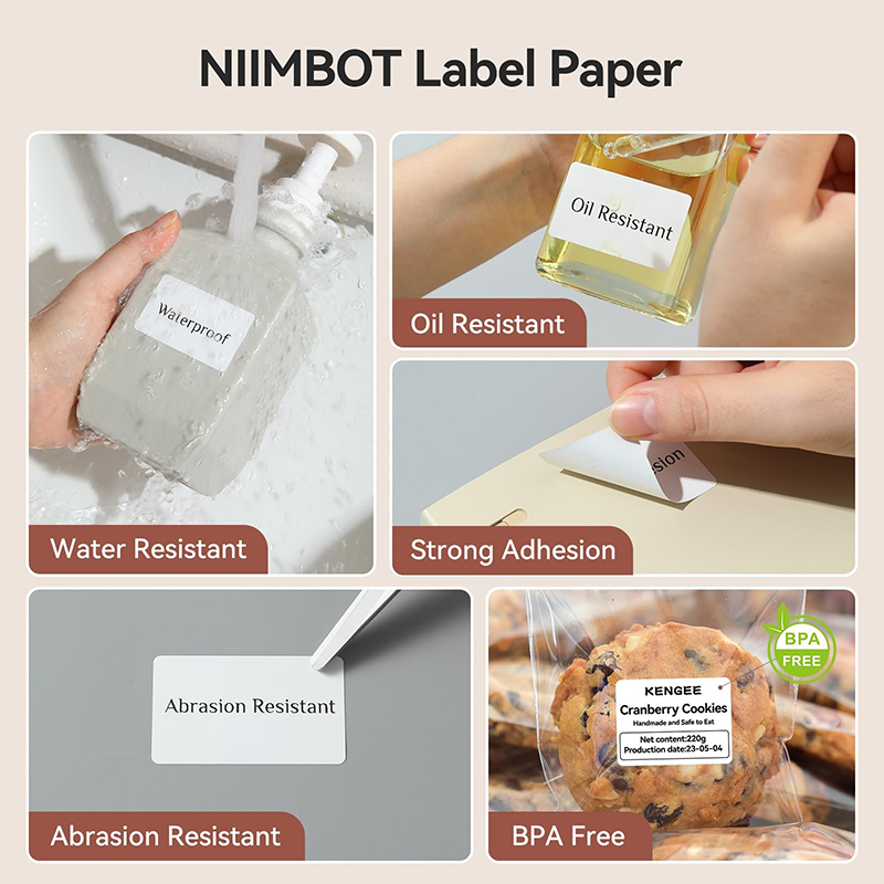 Niimbot 1/3/10 Rollen weißes T – Commercial Printing Inc Bewertung und Preis