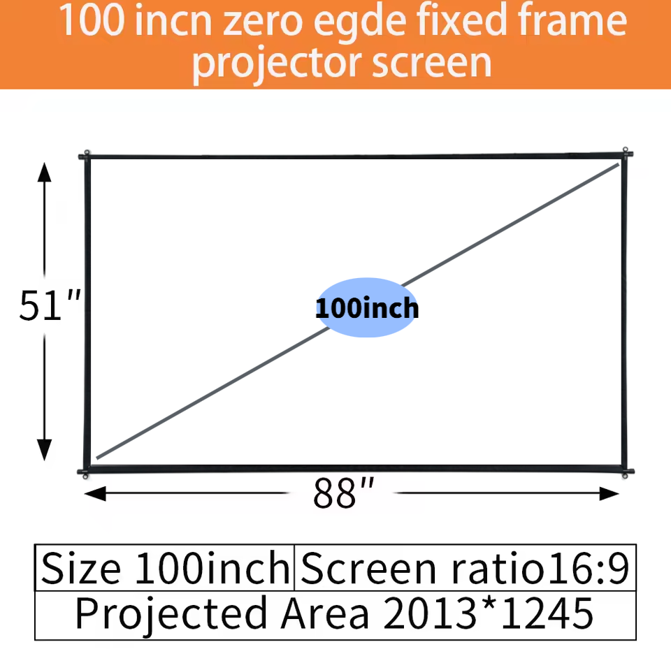 XIAOHUI 100/120 Zoll ALR-Proje – Screen Printing Frame Mesh Bewertung und Preis