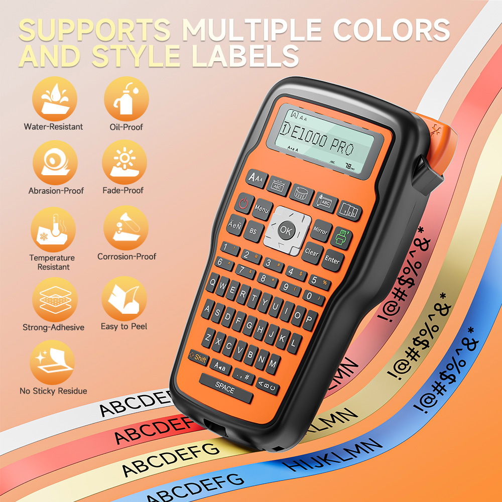 QWERTY-Tastatur E1000 Etikette – Commercial Printing Inc Bewertung und Preis